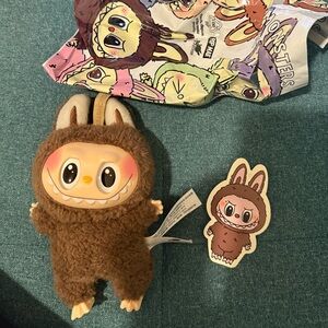 Brown Plush Monster Toy